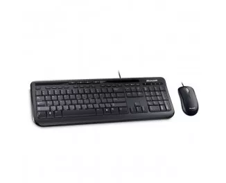 Клавіатура та миша Microsoft Wired Desktop 600 USB Black Ru Ret