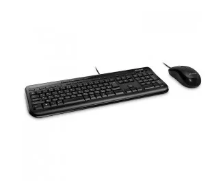 Клавиатура и мышь Microsoft Wired Desktop 600 USB Black Ru Ret