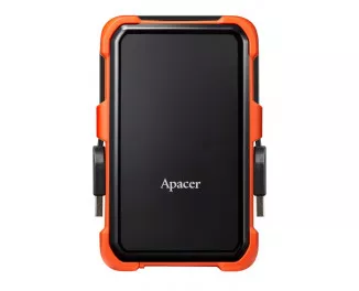Зовнішній жорсткий диск 1 TB Apacer AC630 Black/Orange (AP1TBAC630T-1)