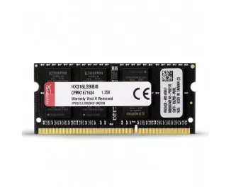 Память для ноутбука SO-DIMM DDR3 8 Gb (1600 MHz) HyperX Impact (HX316LS9IB/8)