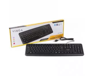 Клавіатура Vinga KB110BK USB Black