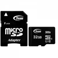 Карта памяти microSD 32Gb Team (TUSDH32GCL10U03) + SD адаптер