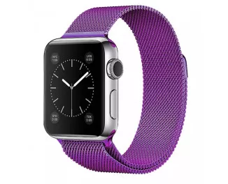 Металлический ремешок для Apple Watch 42/44 mm Milanese Loop Purple