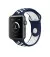 Силіконовий ремінець для Apple Watch 38/40 mm Sport Nike+ / Midnight Blue&White