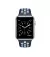 Силиконовый ремешок для Apple Watch 38/40 mm Sport Nike+ /Midnight Blue&White