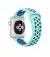 Силиконовый ремешок для Apple Watch 42/44 mm Sport Nike+ Turquoise/Midnight Blue