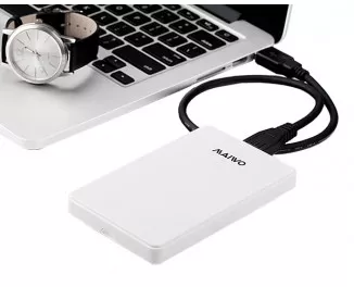Зовнішня кишеня Maiwo K2503D white (SATA 2.5 to USB 3.0 Type A)
