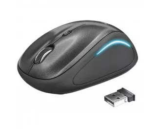 Мышь беспроводная Trust Yvi FX Wireless Mouse - black (22333)
