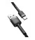 Кабель USB Type-C > USB  Baseus Cafule Cable 3.0A 1.0m (CATKLF-BG1) Black/gray