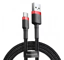 USB-кабель USB Type-C > USB Baseus Cafule Cable 3.0A 1.0m (CATKLF-B91) Black/red