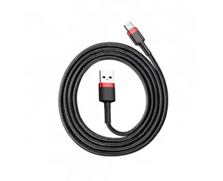 Кабель USB Type-C > USB  Baseus Cafule Cable 3.0A 1.0m (CATKLF-B91) Black/red