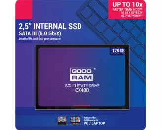 SSD накопичувач 128Gb GOODRAM CX400 (SSDPR-CX400-128)