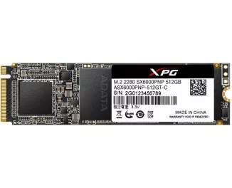 SSD накопитель 512Gb ADATA XPG SX6000 Pro (ASX6000PNP-512GT-C)