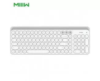 Клавіатура бездротова Xiaomi Miiiw Dual Mode (MWBK01) White