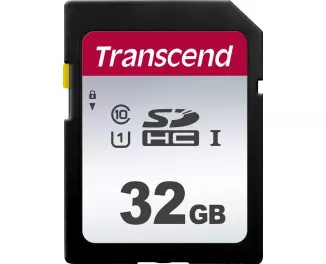 Карта памяти SD 32Gb Transcend UHS-I 300S (TS32GSDC300S)