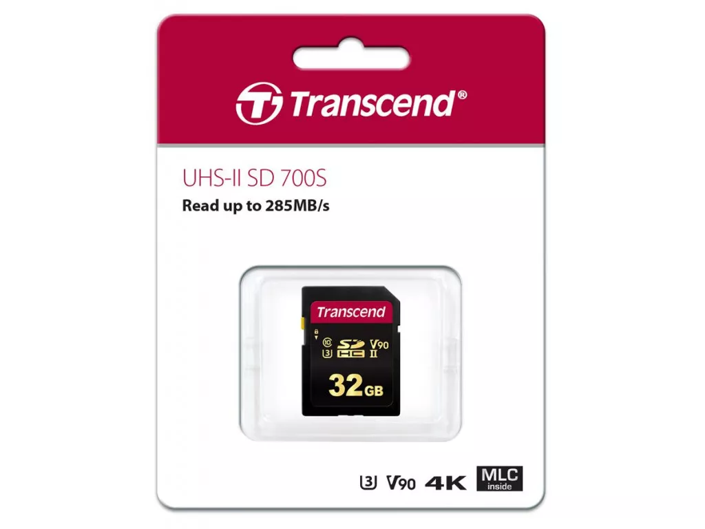 Карта памяти SD 32Gb Transcend UHS-II 700S (TS32GSDC700S)