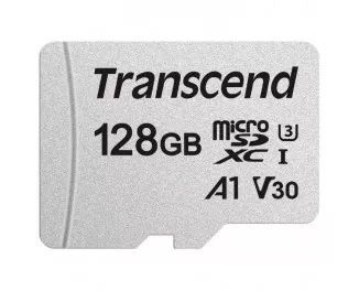 Карта памяти microSD 128Gb Transcend UHS-I 300S (TS128GUSD300S-A) + SD адаптер