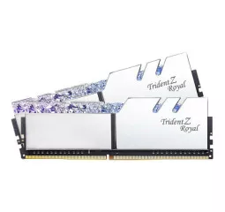 Оперативная память DDR4 16 Gb (3000 MHz) (Kit 8 Gb x 2) G.SKILL Trident Z RGB Royal Silver (F4-3000C16D-16GTRS)