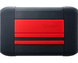 Внешний жесткий диск 1 TB Apacer AC633 Red X Black (AP1TBAC633R-1)
