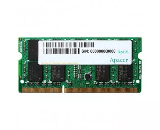 Пам'ять для ноутбука SO-DIMM DDR3 4 Gb (1600 MHz) Apacer (DV.04G2K.KAM)
