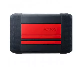 Внешний жесткий диск 2 TB Apacer AC633 Power Red X Tough Black (AP2TBAC633R-1)
