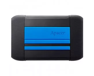 Зовнішній жорсткий диск 2 TB Apacer AC633 Speedy Blue X Tough Black (AP2TBAC633U-1)