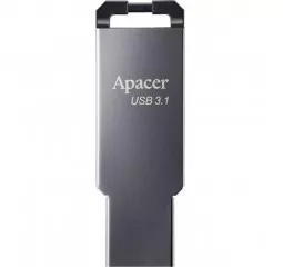 Флешка USB 3.1 32Gb Apacer AH360 Metal Black (AP32GAH360A-1)
