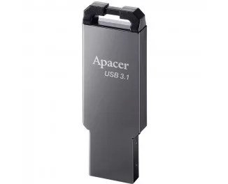 Флешка USB 3.1 32Gb Apacer AH360 Metal Black (AP32GAH360A-1)
