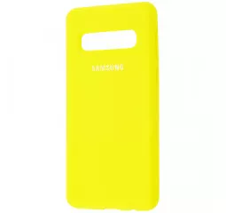 Чохол для смартфона Samsung Galaxy S10+ Silicone Cover /yellow