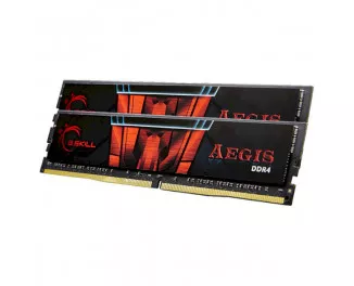 Оперативная память DDR4 16 Gb (2666 MHz) (Kit 8 Gb x 2) G.SKILL Aegis (F4-2666C19D-16GIS)