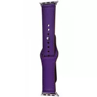 Шкіряний ремінець для Apple Watch 38/40 mm Colourful Leather Purple