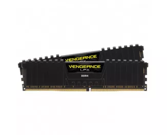 Оперативна пам'ять DDR4 16 Gb (3600 MHz) (Kit 8 Gb x 2) Corsair Vengeance LPX Black (CMK16GX4M2D3600C18)
