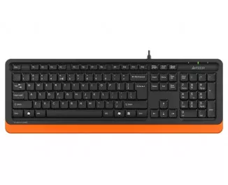 Клавіатура A4Tech FK10 Black/Orange USB