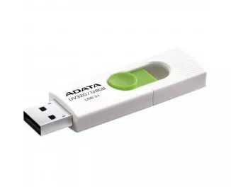 Флешка USB 3.1 128Gb ADATA UV320 White/Green (AUV320-128G-RWHGN)