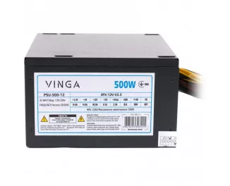 Блок живлення 500W Vinga (PSU-500-12)