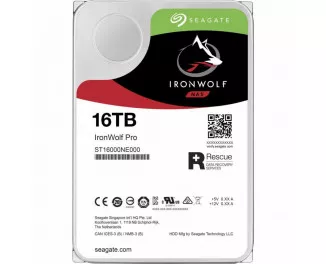 Жесткий диск 16 TB Seagate IronWolf Pro (ST16000NE000)