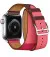 Шкіряний ремінець для Apple Watch 38/40 mm COTEetCI W36 Long Fashion /Bordeaux, Rose Extreme with Rose Azalee (WH5261-40-BRR)