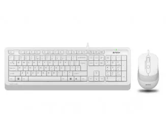 Клавіатура та миша A4Tech F1010 White USB