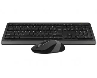 Клавиатура и мышь беспроводная A4Tech FG1010 Black/Grey USB