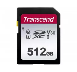 Карта памяти SD 512Gb Transcend C10 UHS-I (TS512GSDC300S)