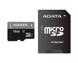 Карта пам'яті microSD 16Gb ADATA class 10 UHS-I (AUSDH16GUICL10-RA1)