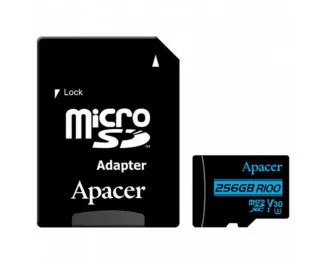Карта пам'яті microSD 256Gb Apacer class 10 UHS-I U1 V10 (AP256GMCSX10U7-R)