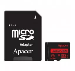 Карта пам'яті microSD 32Gb Apacer class 10 UHS-I U1 (AP32GMCSH10U5-R)