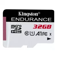 Карта памяти microSD 32Gb Kingston class 10 UHS-I U1 A1 High Endurance (SDCE/32GB)