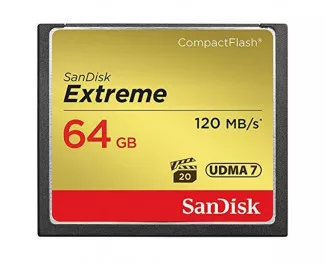 Карта памяти Compact Flash 64Gb SanDisk Extreme (SDCFXSB-064G-G46)