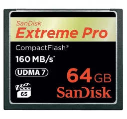 Карта памяти Compact Flash 64Gb SanDisk Extreme PRO (SDCFXPS-064G-X46)
