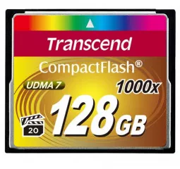 Карта пам'яті Compact Flash 128Gb Transcend 1000x (TS128GCF1000)