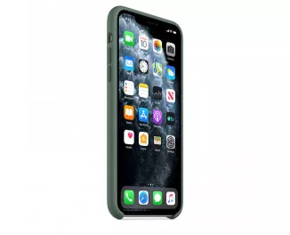Чехол для Apple iPhone 11 Pro Max  Silicone Case Pine green