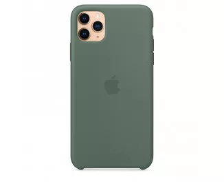 Чехол для Apple iPhone 11 Pro Max  Silicone Case Pine green