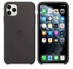 Чехол для Apple iPhone 11 Pro Max  Apple Silicone Case Black (MX002)